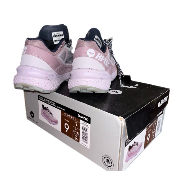 Hi-Tec Women's Lilac and Black Sneakers - Picture 3 of 8